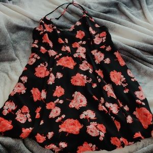 Pink flower dress